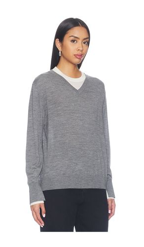 TOP ENCOLURE V en . Taille M. Also en S, XS - White & Warren - Modalova