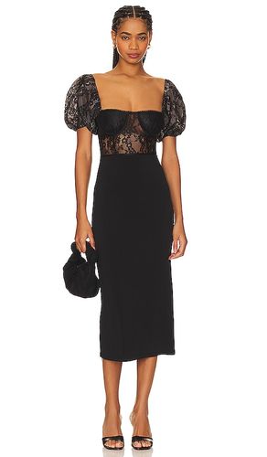 ROBE MIDI CORSET À ARMATURES EN DENTELLE in . Size 2, 8 - WeWoreWhat - Modalova