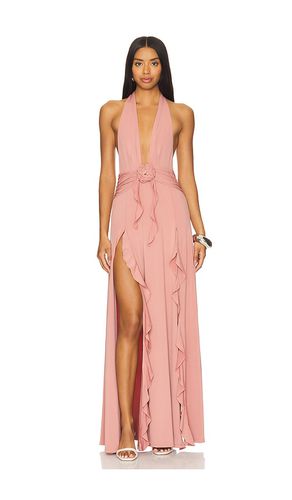 Halter Ruffle Maxi Dress in . Size XS - WeWoreWhat - Modalova