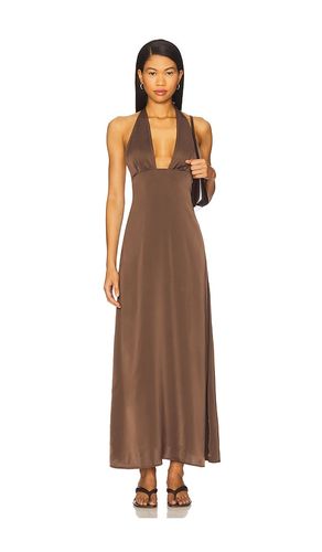 X REVOLVE Halter Deep V Maxi in ,. Size 2, 4, 6, 8 - WeWoreWhat - Modalova