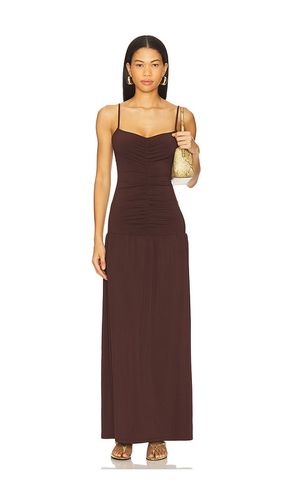 ROBE MAXI DÉCOLLETÉ DEVANT AVEC FRONCES en . Taille L. Also en M, S, XL, XS - WeWoreWhat - Modalova