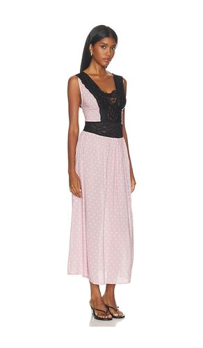 ROBE MAXI À BORDURE EN DENTELLE LACE TRIM MAXI DRESS en . Taille S. Also en XS, M, L - WeWoreWhat - Modalova