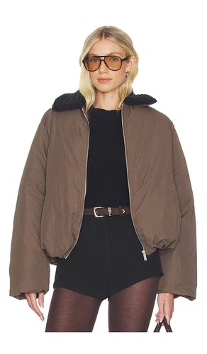 Faux Fur Collar Balloon Jacket en . Taille S. Also en XS - WeWoreWhat - Modalova