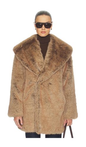 MANTEAU EN IMITATION FOURRURE Ã COL CHÃLE en . Taille M. Also en XS - WeWoreWhat - Modalova