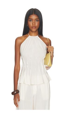 TOP DOS-NU PLISSÉ PLEATED HALTER TOP en . Taille 4. Also en 0, 2, 6, 8, 10 - WeWoreWhat - Modalova