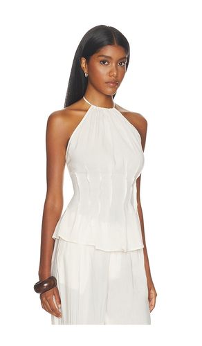 TOP DOS-NU PLISSÉ PLEATED HALTER TOP en . Taille 4. Also en 0, 2, 6, 8, 10 - WeWoreWhat - Modalova