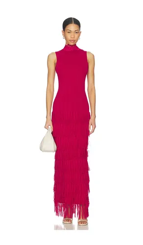 ROBE PHOEBE FRINGE en . Taille L. Also en - Yellow The Label - Modalova