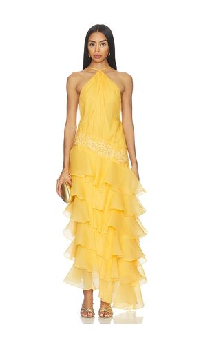 The Label ROBE DAHLIA ORGANZA en . Taille L. Also en XL - Yellow The Label - Modalova
