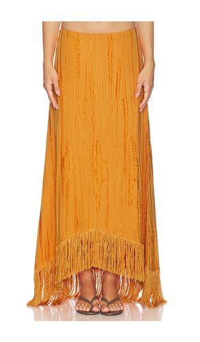 JUPE LENNIE FRINGE en . Taille S. Also en XS, M, L, XL - Yellow The Label - Modalova