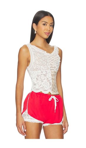Patchwork Lace Tank Top en . Taille L. Also en - Yuhan Wang - Modalova