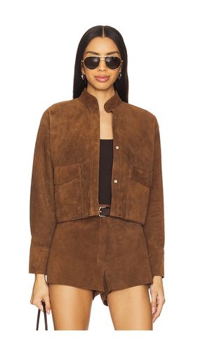 BLOUSON EN CUIR DE VACHETTE CROPPED en . Taille XL. Also en - ZUT - Modalova