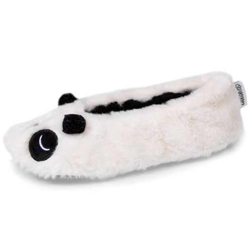 Chaussons Ballerines Ultra Confortables Et Légères, Semelle Fine Anti-dérapante Ivoire - Isotoner - Modalova