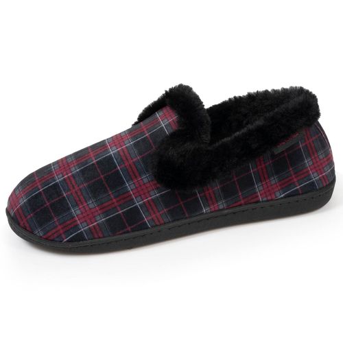 Chaussons Charentaises Semelle Ergonomique Confort, Chauds Tartan - Isotoner - Modalova