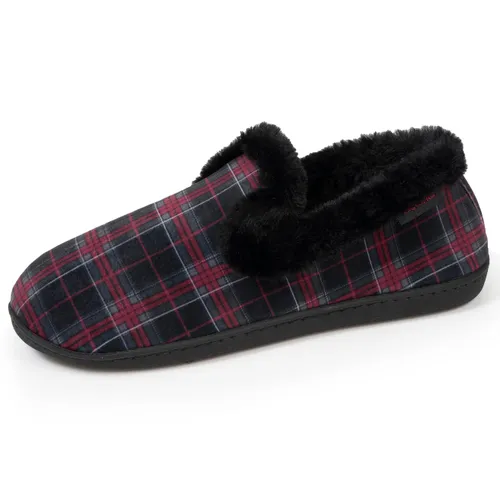 Chaussons Charentaises Semelle Ergonomique Confort, Chauds Tartan - Isotoner - Modalova