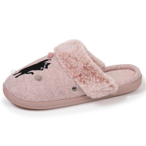 Chaussons Mules Ultra Confortables Et Légers, Mousse À Mémoire De Forme Chiné - Isotoner - Modalova