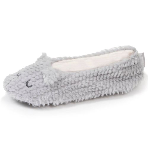 Chaussons Ballerines Imitation Fourrure, Semelle Antidérapante - Isotoner - Modalova