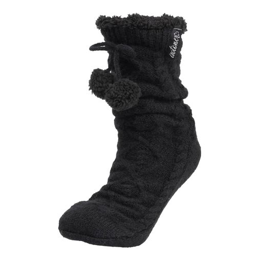 Chaussettes D'intérieur Maille Torsadée - Fourrées, Antidérapantes - Isotoner - Modalova