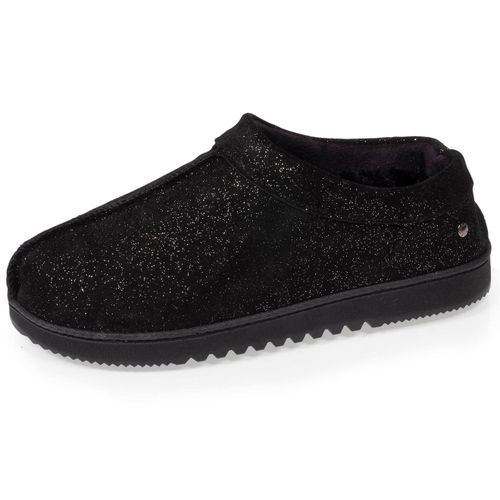 Chaussons Bottillons Dessus Cuir, Semelle Confort Nacré - Isotoner - Modalova