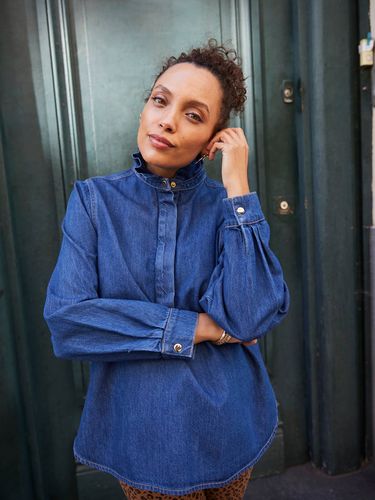 Blouse en jean Capsule mère-fille double stone - Envie De Fraise - Modalova