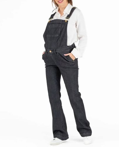 Salopette De Grossesse En Jean Sabrina - Cache Coeur - Modalova