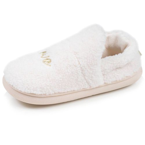 Chaussons Charentaises Suédine Semelle Bloup Extra Confort Ivoire - Isotoner - Modalova