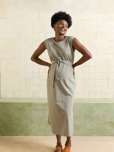 Robe sans manches grossesse kaki - Vertbaudet - Modalova
