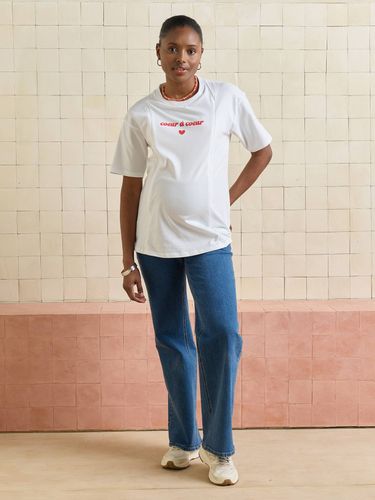 T-shirt manches courtes allaitement - Vertbaudet - Modalova