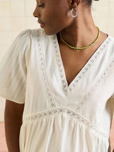 Blouse grossesse col V écru - Vertbaudet - Modalova