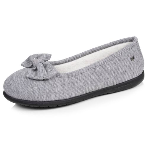 Chaussons Ballerines Souples, Ultra Confortables Et Légers, Confort Technologie Everywear Grisirisé - Isotoner - Modalova