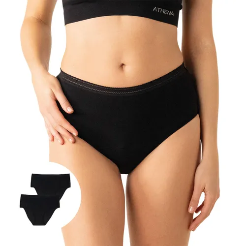 Lot De 2 Culottes Menstruelles Taille Haute - Athena - Modalova