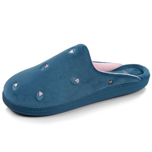 Chaussons Mules Ultra Confortables Et Légers, Mousse À Mémoire De Forme Canardfleurs - Isotoner - Modalova