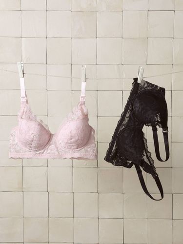 Lot 2 soutien gorge allaitement dentelle pâle - Vertbaudet - Modalova