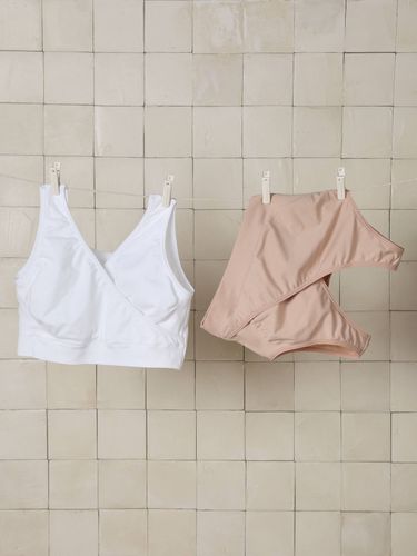 Lot de 2 brassières d'allaitement sans coutures en microfibre - Vertbaudet - Modalova