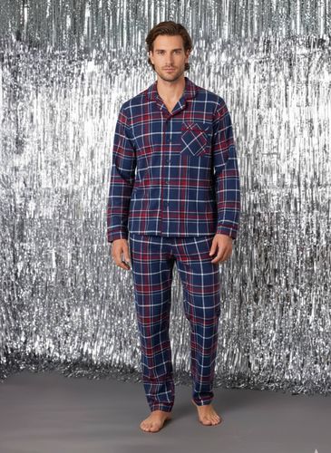 Pyjama homme flanelle noël capsule famille bordeaux - Envie De Fraise - Modalova