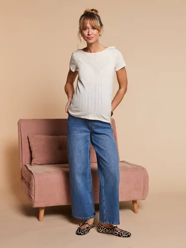 Jean large de grossesse double stone - Envie De Fraise - Modalova