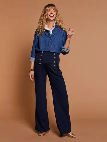 Pantalon grossesse femme marine - Envie De Fraise - Modalova