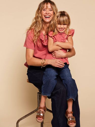 Blouse volant gaze Capsule mère-fille vieux - Envie De Fraise - Modalova