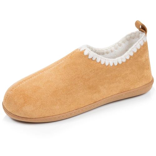 Chaussons Bottillons Suédine Semelle Bloup Extra Confort Camel - Isotoner - Modalova