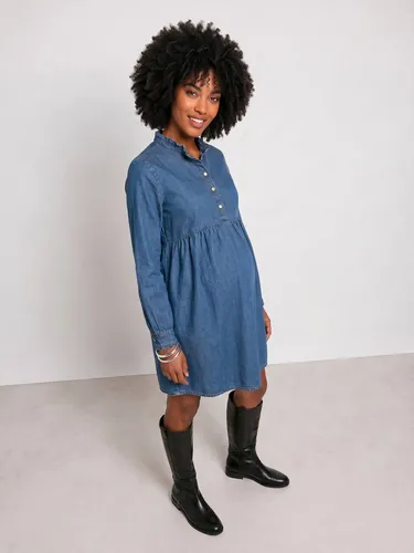 Robe de grossesse manches longues stone - Vertbaudet - Modalova