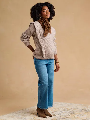 Pull grossesse et allaitement taupe - Envie De Fraise - Modalova