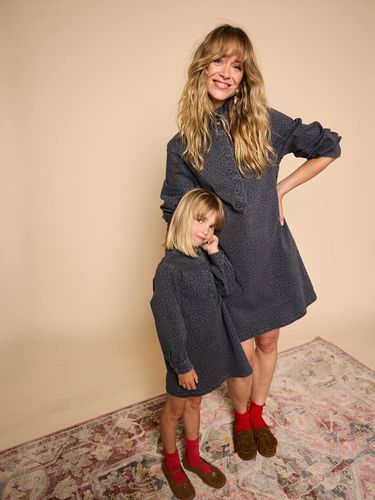 Robe léopard capsule famille denim - Envie De Fraise - Modalova