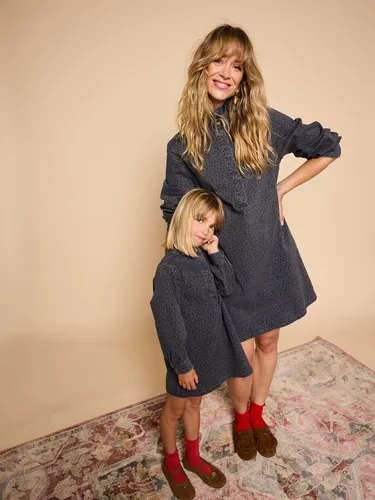 Robe léopard capsule famille denim - Envie De Fraise - Modalova