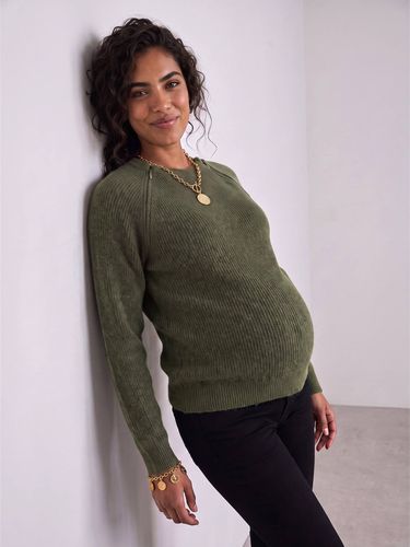 Pull grossesse et allaitement kaki - Vertbaudet - Modalova