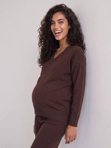 Ensemble pantalon grossesse chocolat - Vertbaudet - Modalova