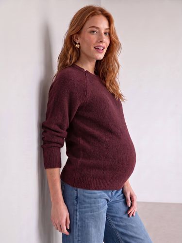 Pull grossesse et allaitement bordeaux - Vertbaudet - Modalova