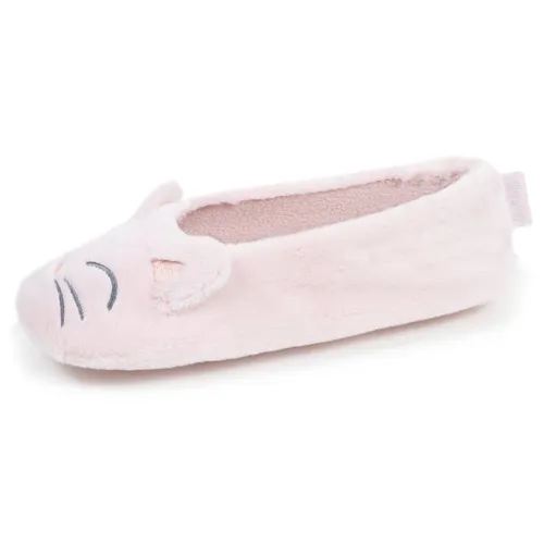 Chaussons Ballerines Imitation Fourrure, Semelle Gomme Ultra Souple - Isotoner - Modalova