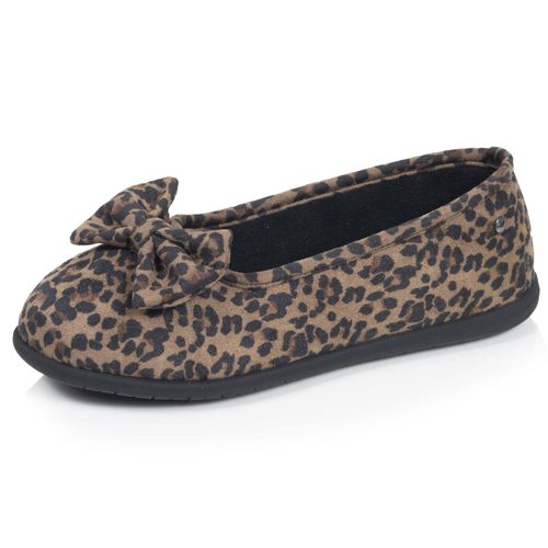 Chaussons Ballerines Souples, Ultra Confortables Et Légers, Confort Technologie Everywear Léopard - Isotoner - Modalova