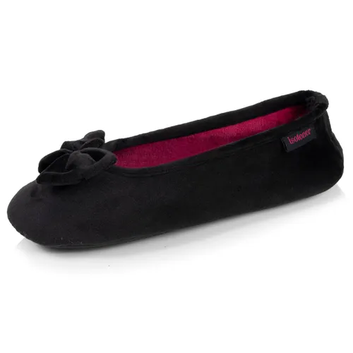 Chaussons Ballerines Noir - Isotoner - Modalova