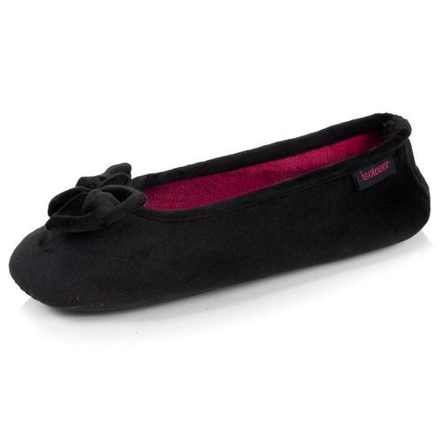 Chaussons Ballerines Noir - Isotoner - Modalova