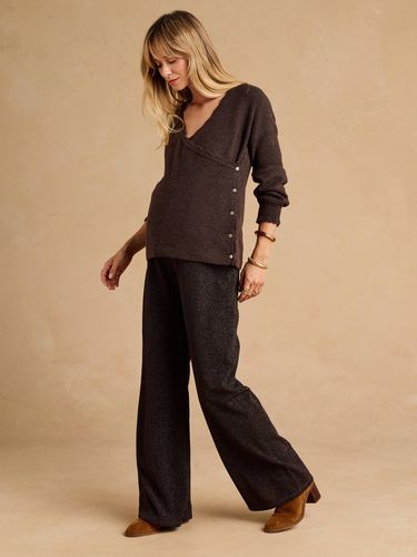 Pull grossesse et allaitement chocolat - Envie De Fraise - Modalova